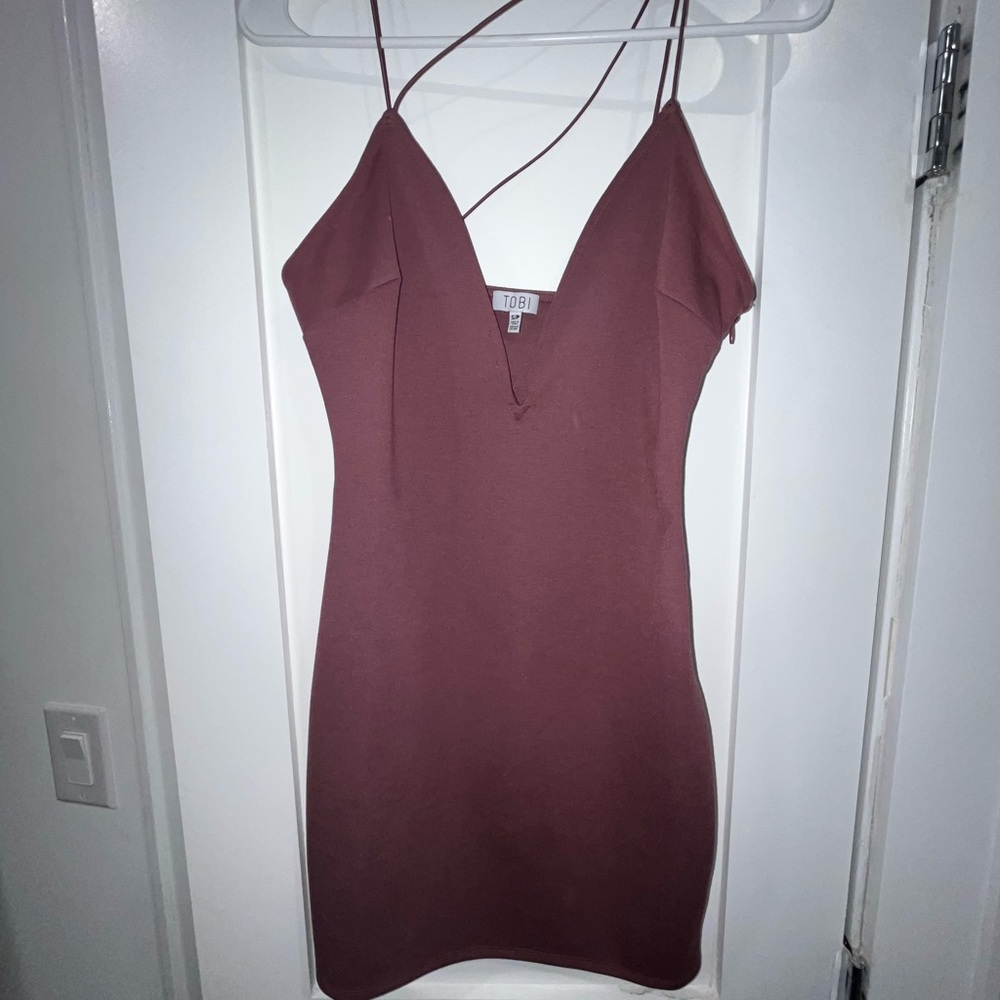 Tobi Women's Dusty Rose Mini Dress